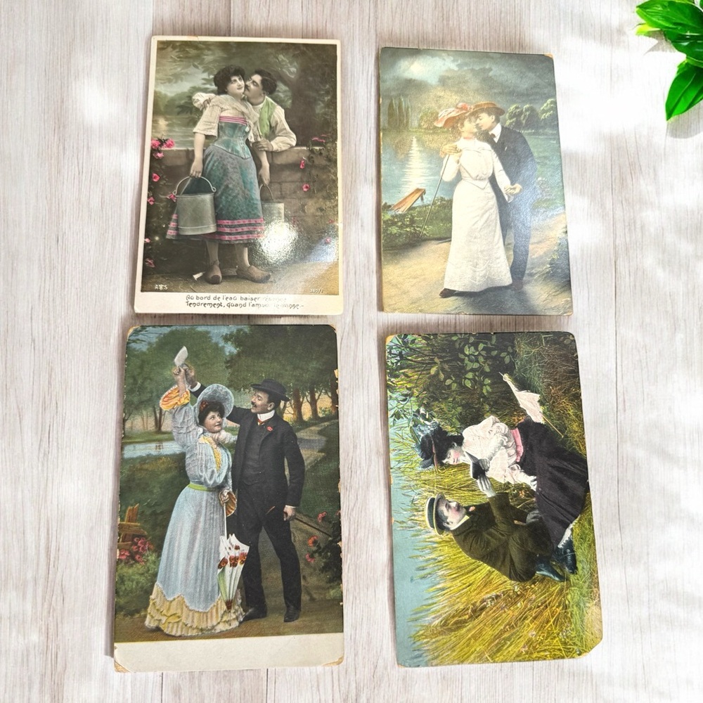 WWI Military Sweetheart Postcards Army Navy World War I Theocrom Series 1910